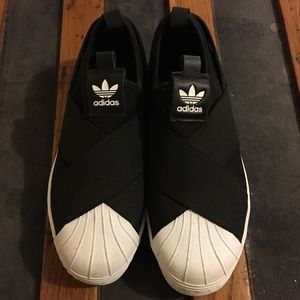 Adidas shell toe shoes